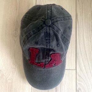 Lids LA Los Angeles Streetwear Baseball Hat Gray Snap Back Fast Ship Received